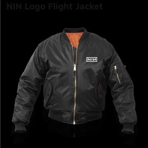 Nine inch nails Black flight Jacket/coat